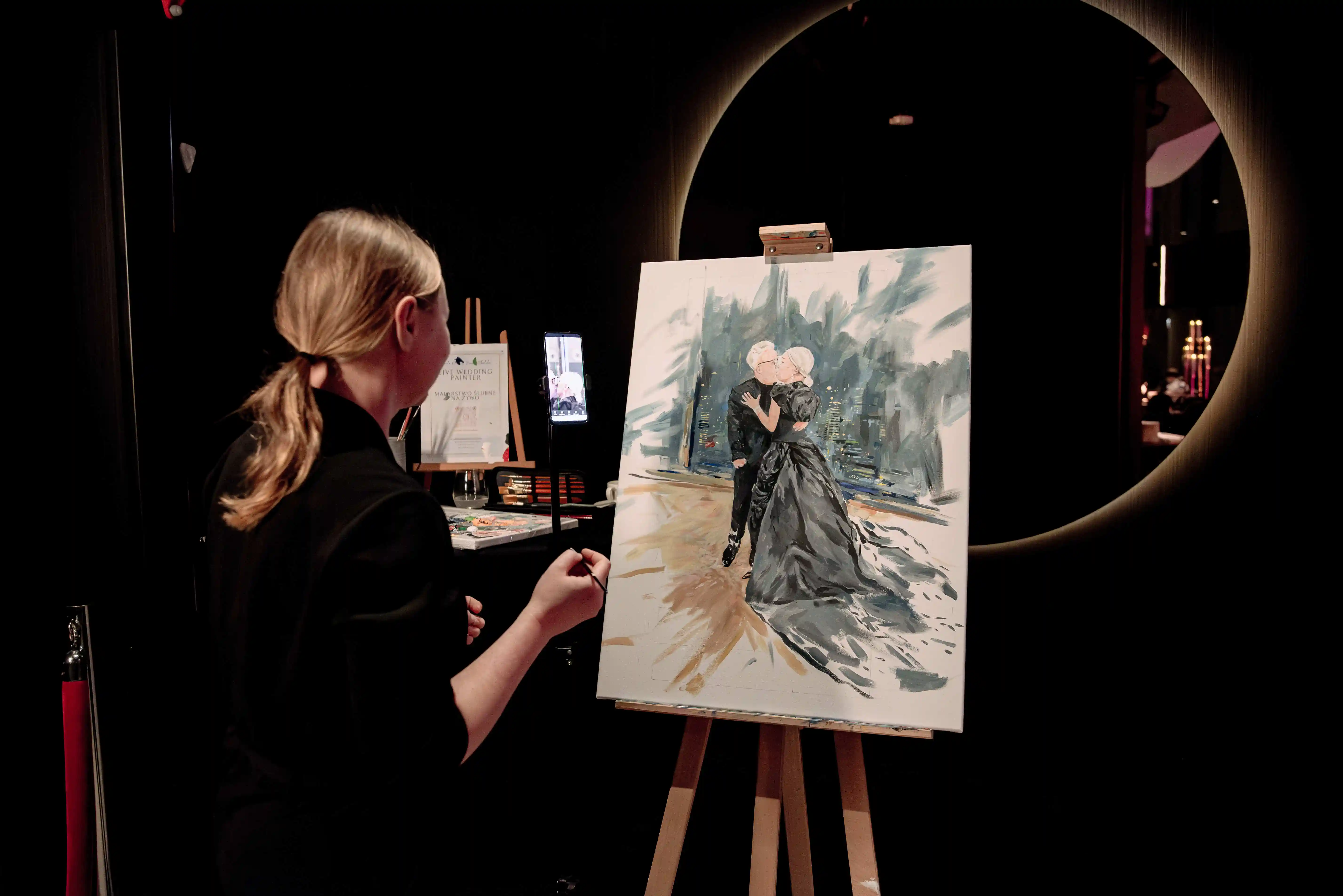 Jowita maluje wieczorem – eleganckie wydarzenie